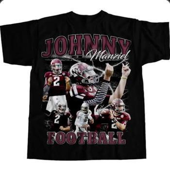 Vintage 90s Graphic Style Johny Manziiel T-shirt, Johny Manziiel Tee Retro Johny Manziiel Oversized Shirt, Football Shirt, Sport T-shirt