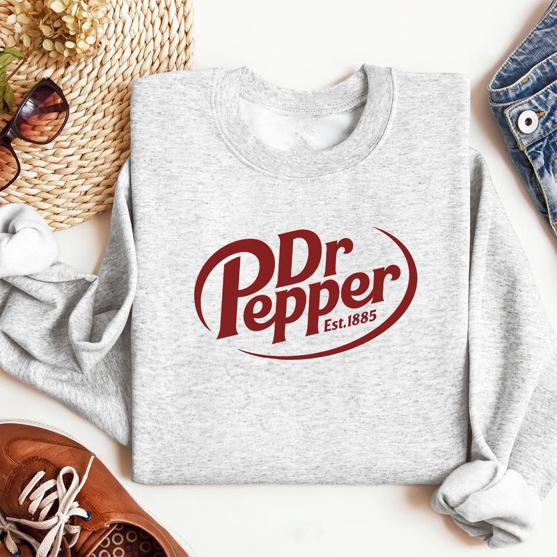 Dr. Pepper Sweatshirt, Dr Pepper Lover, Dr Pepper Gift, Gift For Girlfriend, Hoodie, T-shirt, Full Colors, Full Sizes, For Men, For Women Menswear Sweaters Tops Underwear