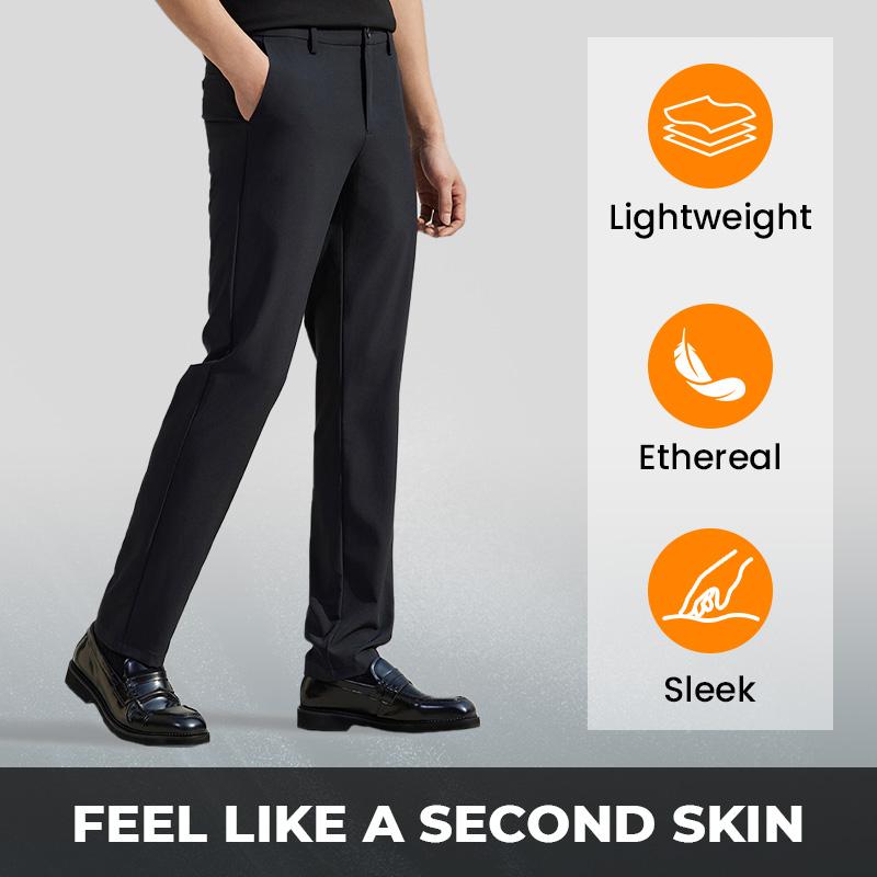 Fliwos Slimastrouser High Stretch Straight-Leg Pants Skin-Friendly, Breathable and Unrestricted Movement Pants