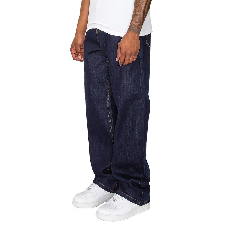 Men's Essential Baggy Raw Denim Jeans