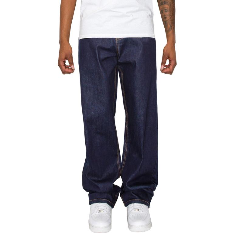 Men's Essential Baggy Raw Denim Jeans