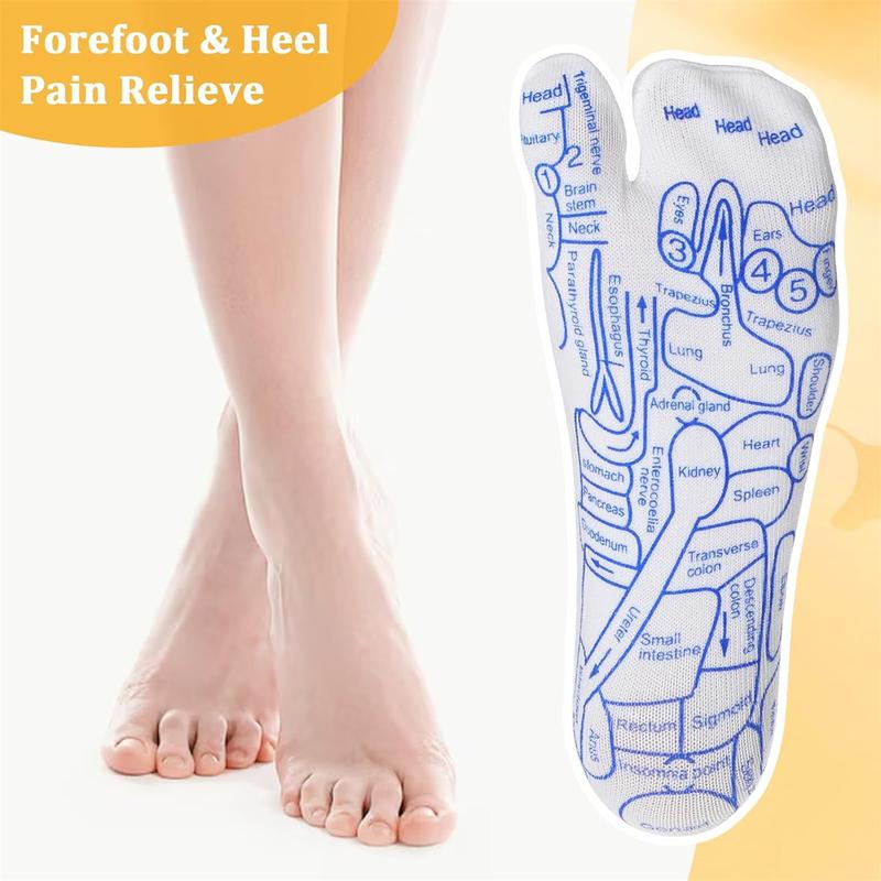 [Reflexology Socks Tool Set]  Thanksgiving Gift, Acupressure Socks with Tool Foot Pain Relief, Foot Massage Socks for Women and Men