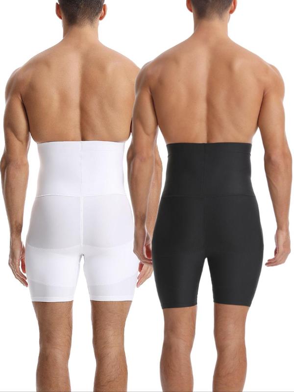 Men's High Waist Shapewear Shorts, Tummy Control Shapewear for Men, High Stretch Shaper for Daily Wear