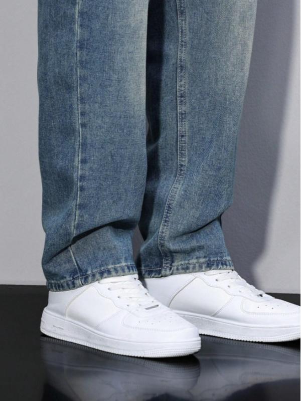 Casual Loose Straight Leg Men's Baggy Jeans