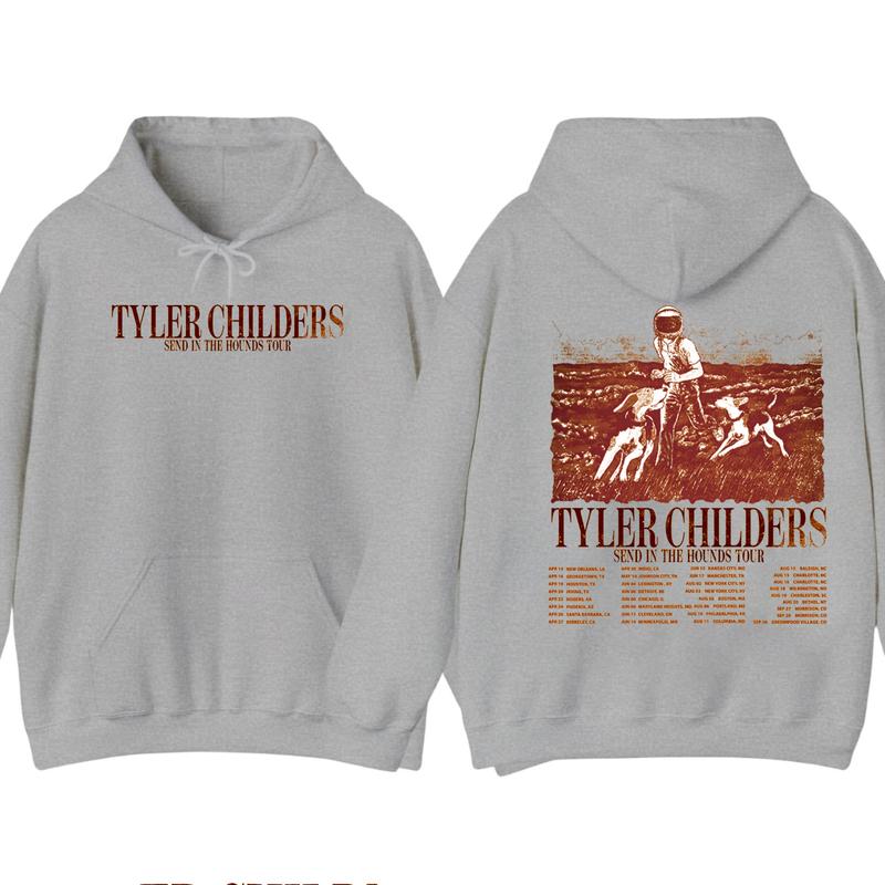 Can I Take My Hounds To Heaven Album Hoodie, Tyler Childers 2Sides , Western , Country Music Hoodie, Tyler Childers Hoodie for Men, Women Menswear