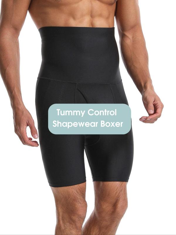 Men's High Waist Shapewear Shorts, Tummy Control Shapewear for Men, High Stretch Shaper for Daily Wear