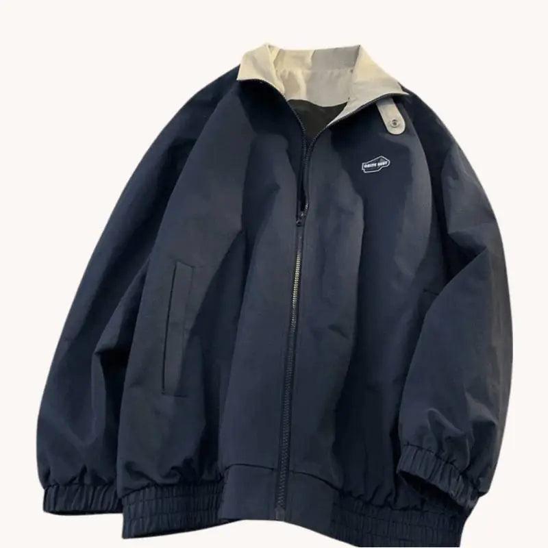 Vintage Windbreaker Jacket for Men - Classic and Stylish Outdoor Outfit - Casual