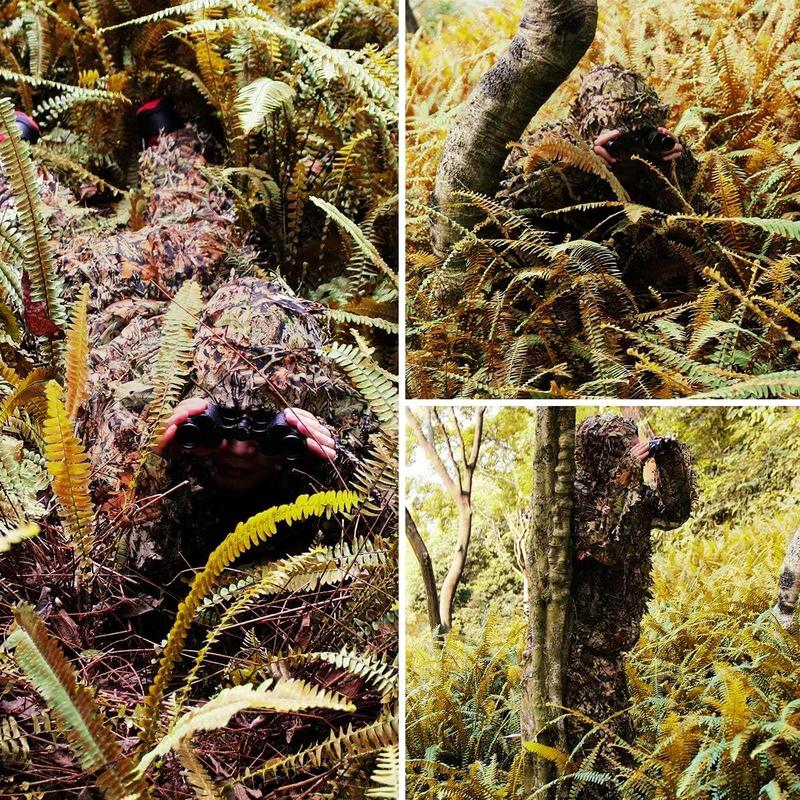 Ghillie Suit, Leafy Suit for ,  Gear Including  Clothes for Turkey , Outdoor Jungle and Halloween