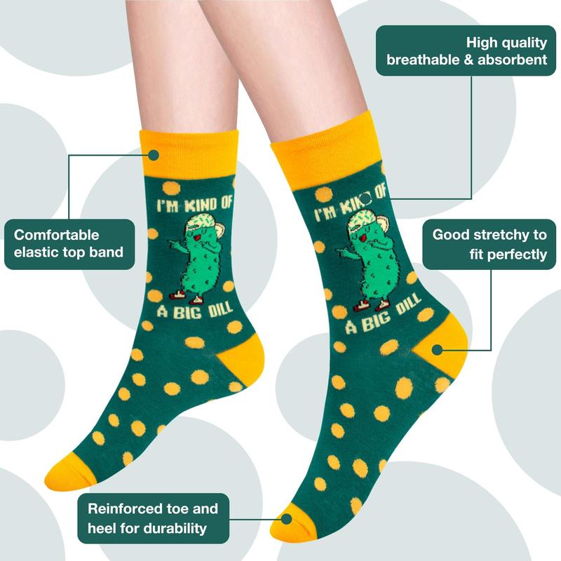 Funny Gifts for Men and Women, Pickle Socks Gifts Gag Gifts Crazy Socks for Couple funny socks