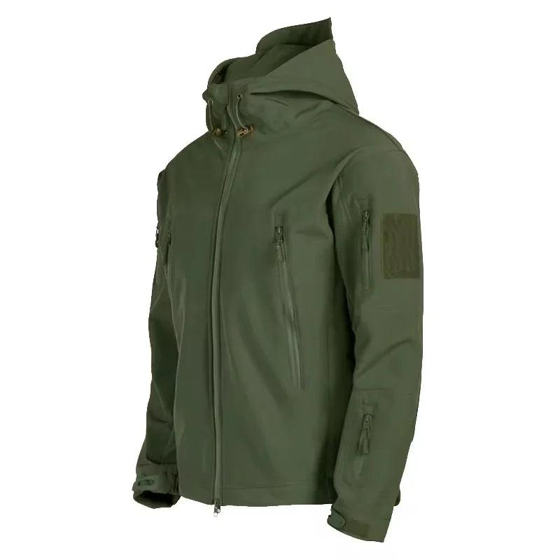 Shark Skin Soft Shell Jackets: Men's Tactical Windproof Waterproof Jacket