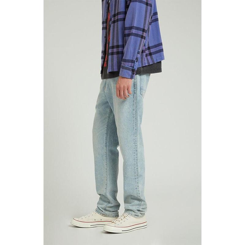 PacSun Men's Light Indigo Straight Jeans