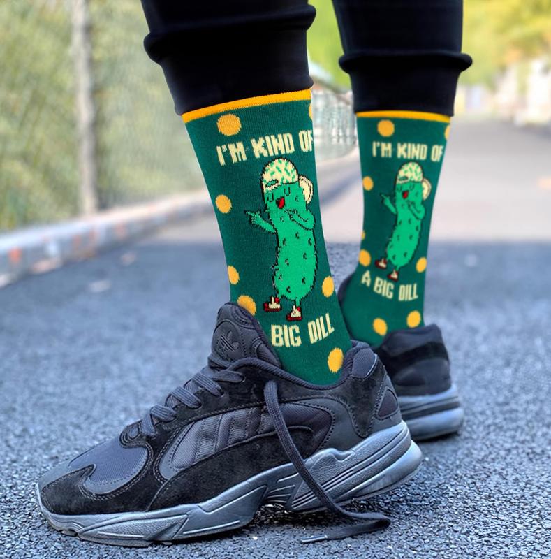 Funny Gifts for Men and Women, Pickle Socks Gifts Gag Gifts Crazy Socks for Couple funny socks