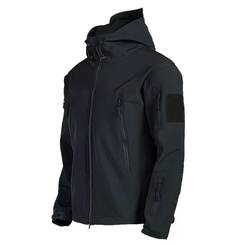 Shark Skin Soft Shell Jackets: Men's Tactical Windproof Waterproof Jacket