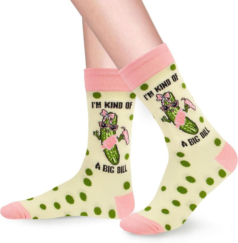 Funny Gifts for Men and Women, Pickle Socks Gifts Gag Gifts Crazy Socks for Couple funny socks