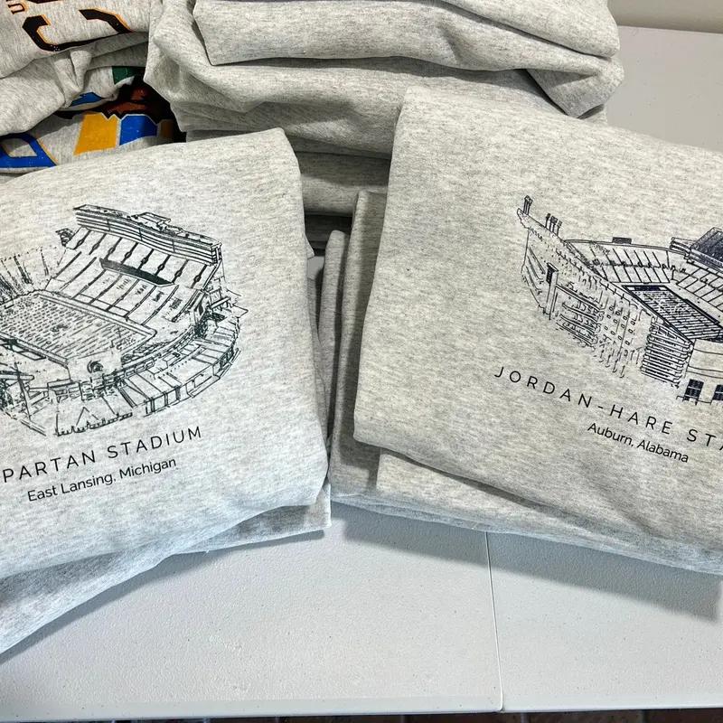 College Stadium Crewneck, College Stadium Sweatshirt