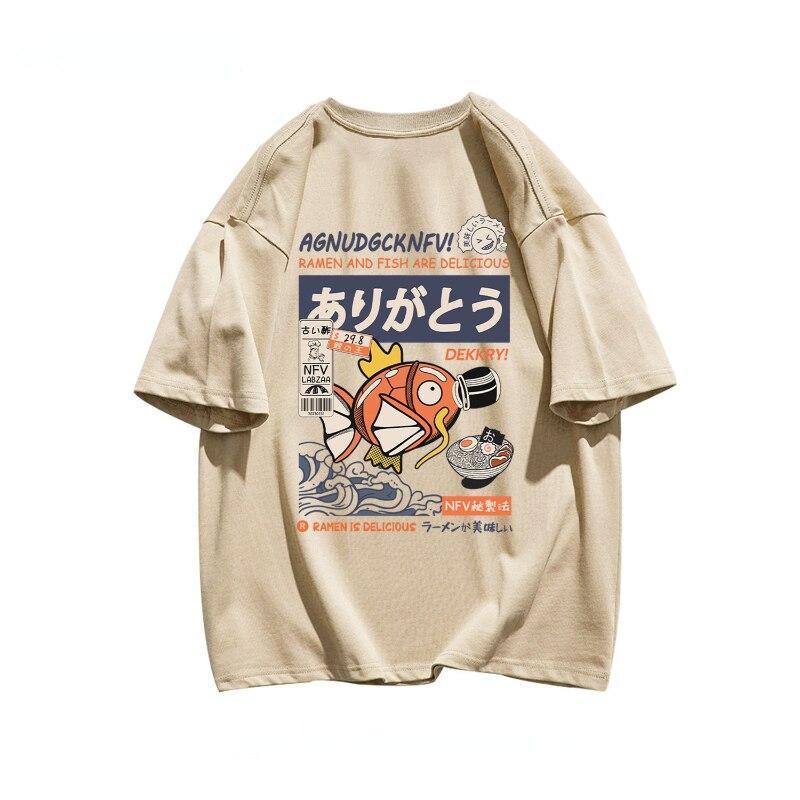 Magikarp - Pokemon Anime Oversized T-shirt 4 Anime Sweatshirt, Manga Lover Tee, Anime shirt, Gift for Anime Manga Fan Crewneck Clothing