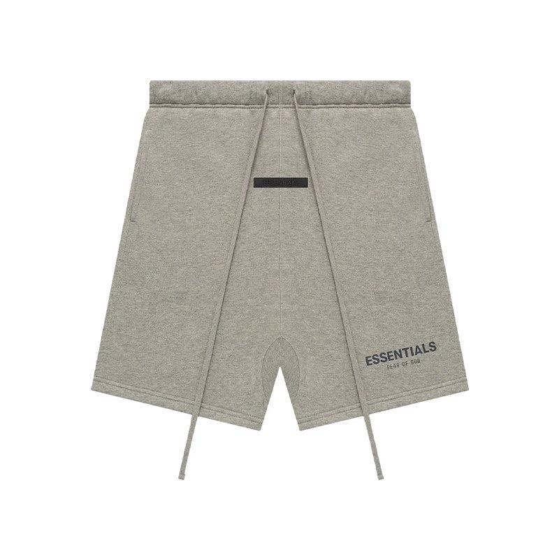 Fear of God Essentials Summer Core Sweat Short 'Dark Heather Oatmeal'