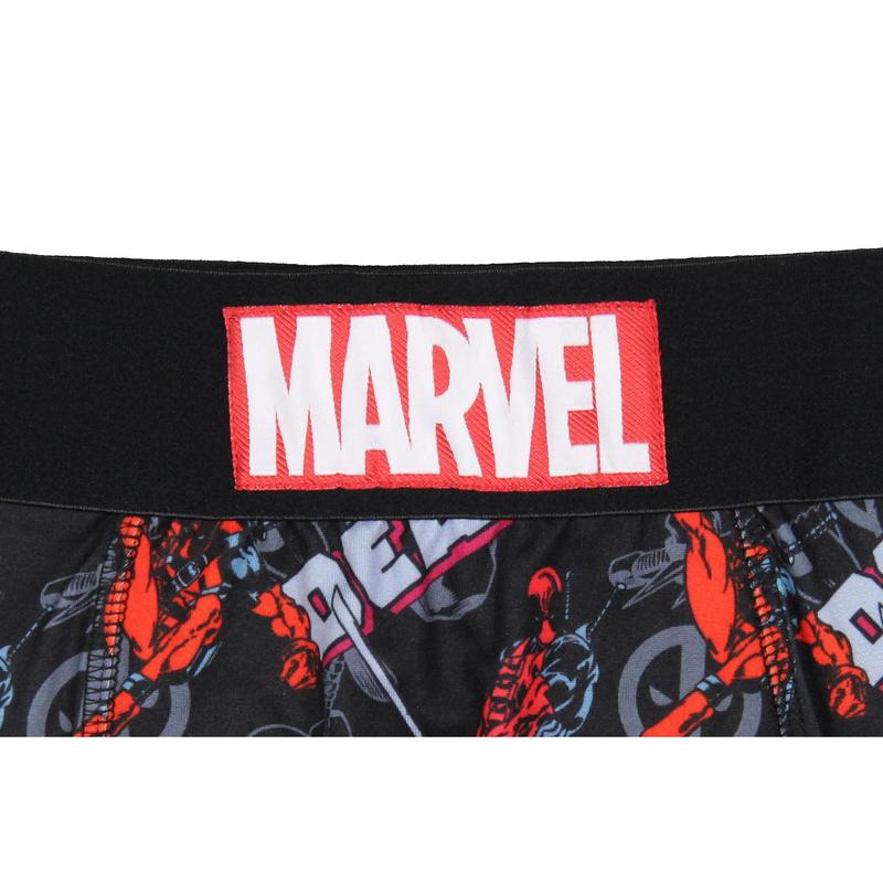 Marvel Comics Men's Deadpool Allover Print Tag-Free Boxers Underwear Boxer Briefs