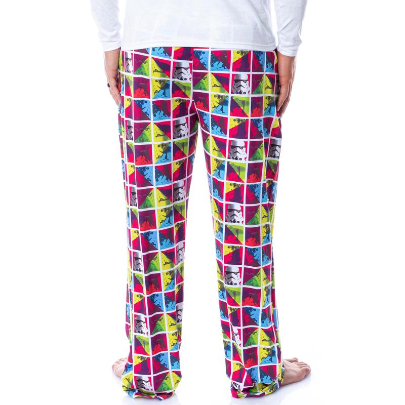 Star Wars Mens' Stormtrooper Color Frames Pop Art Sleep Pajama Pants