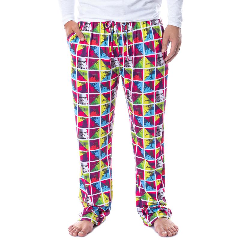 Star Wars Mens' Stormtrooper Color Frames Pop Art Sleep Pajama Pants