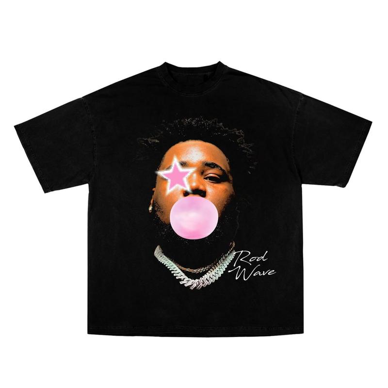 Rapper Roddd Waveee Pink Bubble Gum Graphic Shirt, Rapper Shirt, Gift for Men, Gift for Women