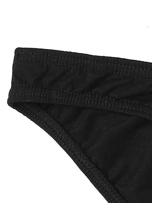 Men's Solid Color Panty, Breathable Comfortable Underwear for Daily Wear, Casual Men's Underwear for All Seasons