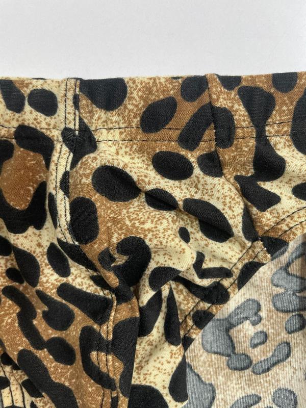 Men's Leopard Print Briefs, Casual Comfy Breathable Underwear for Daily Wear, Men's Underwear for All Seasons