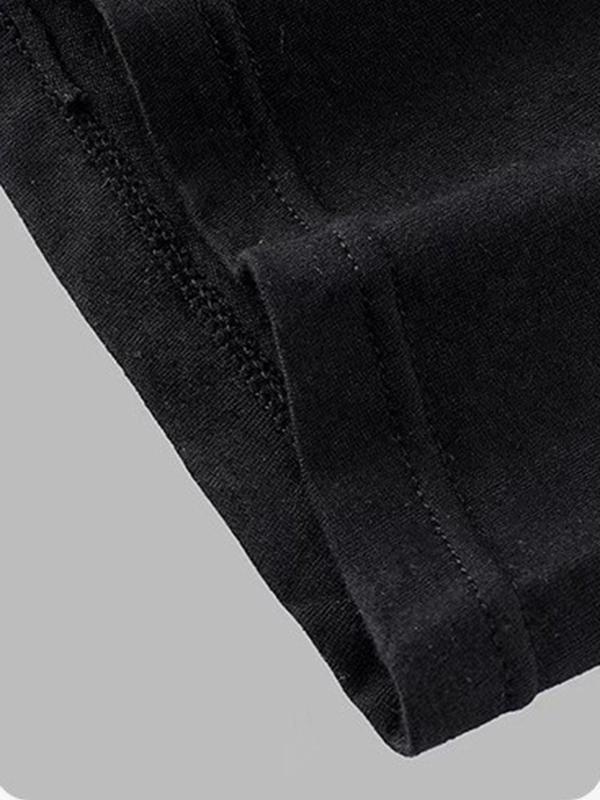 Men's Letter Print Tape Waist Boxer Brief, Breathable Comfortable Underwear for Daily Wear, Casual Men's Underwear for All Seasons