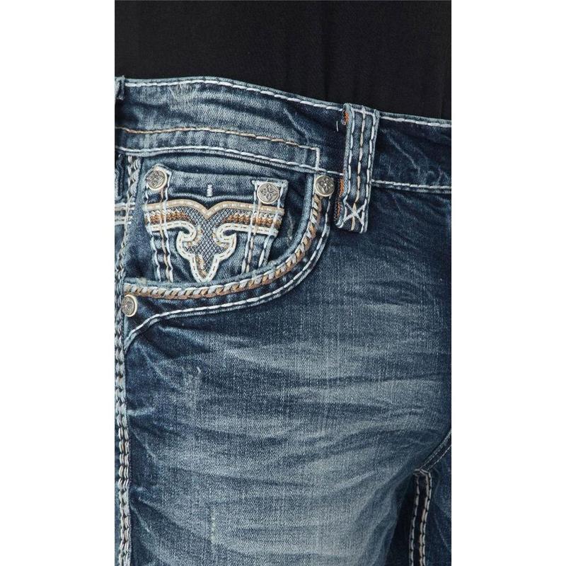 Rock Revival Men's Bryn J204 Straight Denim Jeans