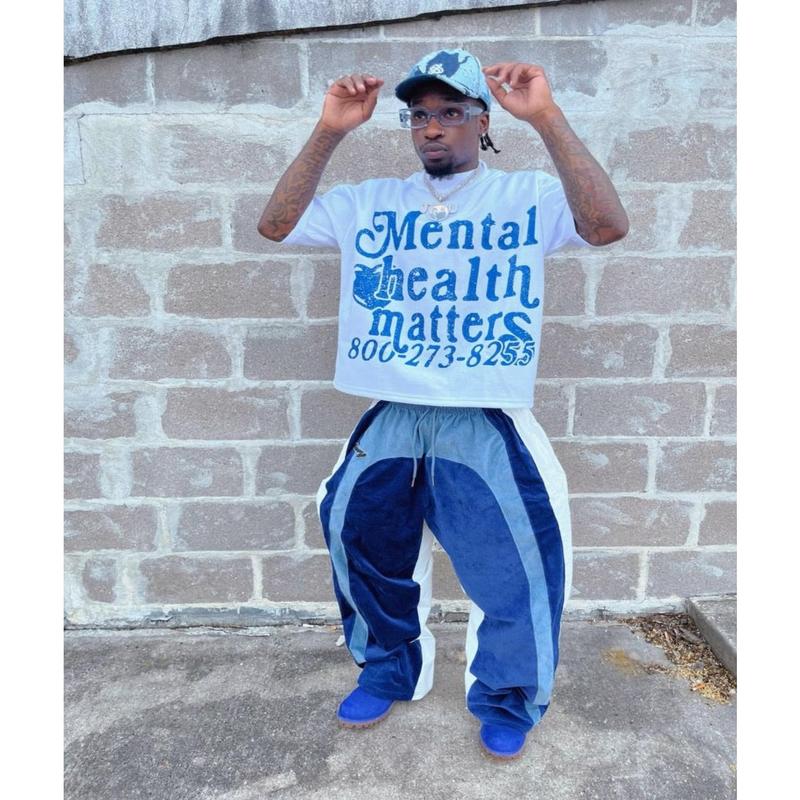 Mental Health Matters Tee - Blue