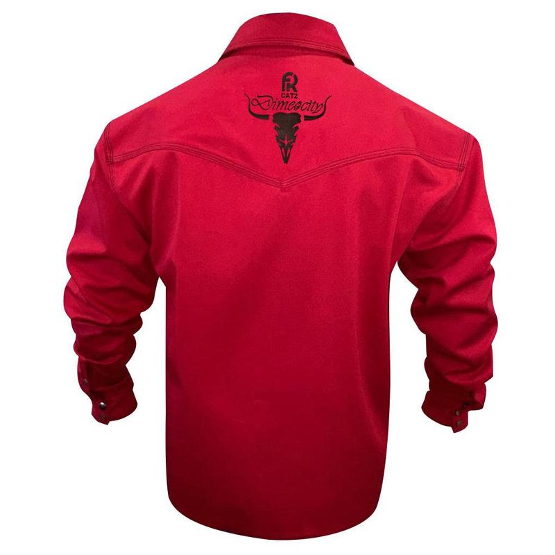 Red Western FR Welding Shirt