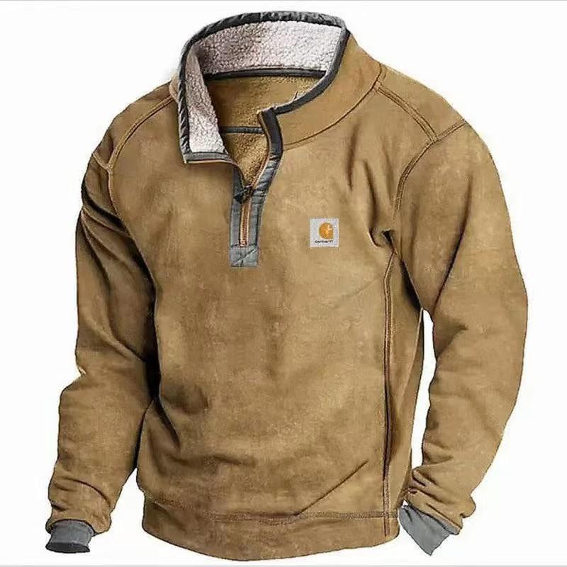 Fall Winter hot sale Quarter zipper Jacket Carhart Casual Zipper Men's Sweatshirt Carhart Jacket Men's Zipper Winter coat Zipper printing