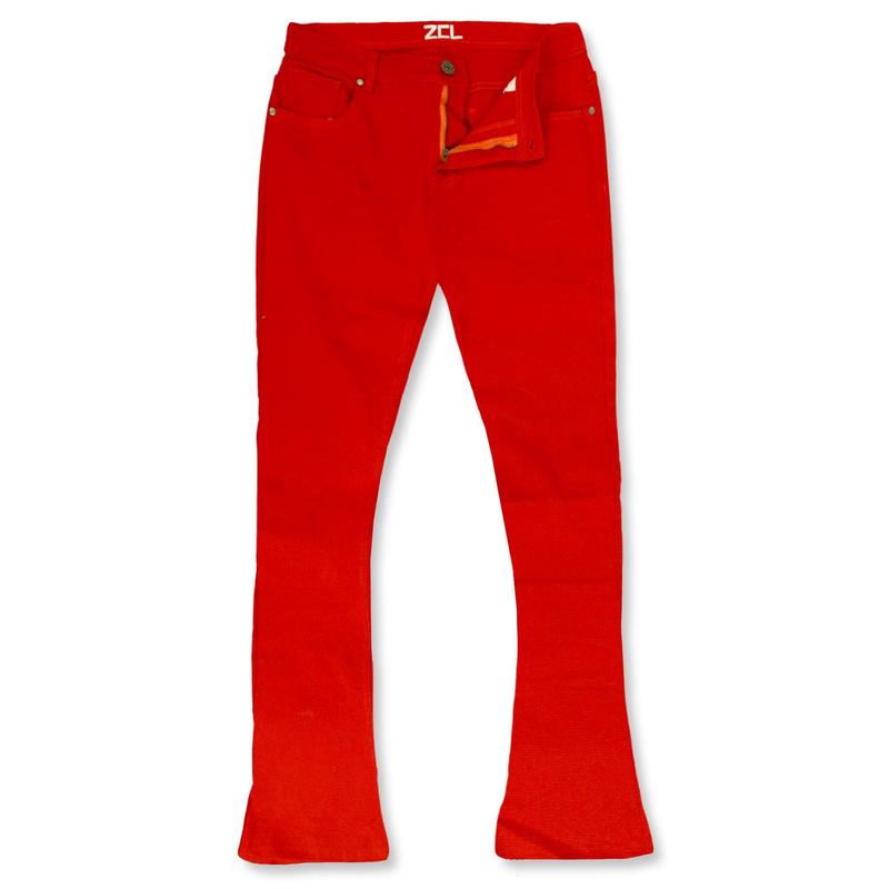 Vortex Stacked Denim (Red)