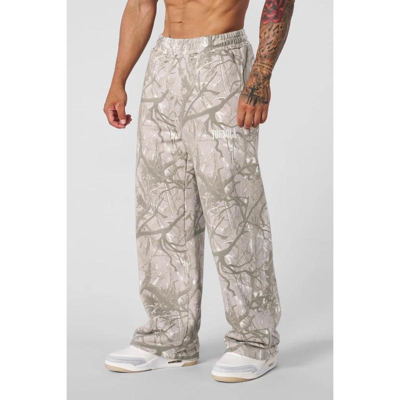 New Arrival Youngla Sweatpants Straight Casual Fashion Brand Fitness Pants Men Camouflage Breathable Sports Trousers Men