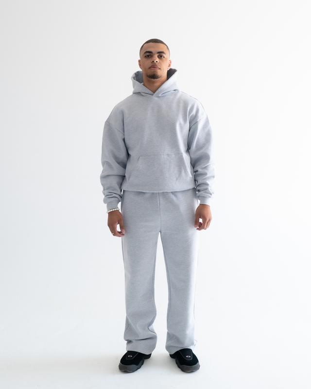 600 GSM 'Heather Grey' Core Hoodie