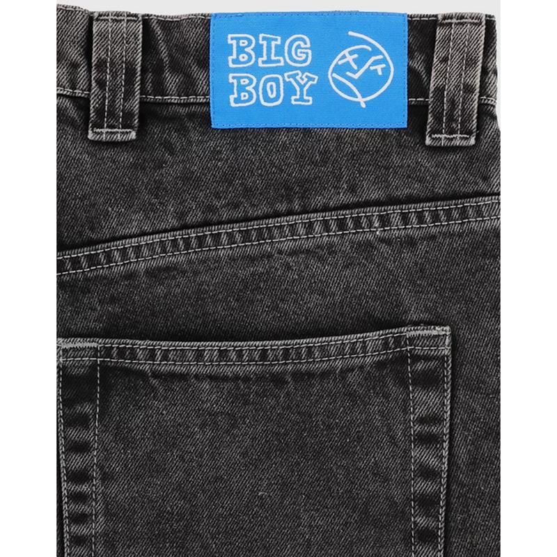 Polar Big Boy Jeans Y2K Pants Hip Hop Gothic Cartoon Pocket Embroidery Retro Blue Baggy Jeans Mens High Waist Wide Leg Trouser