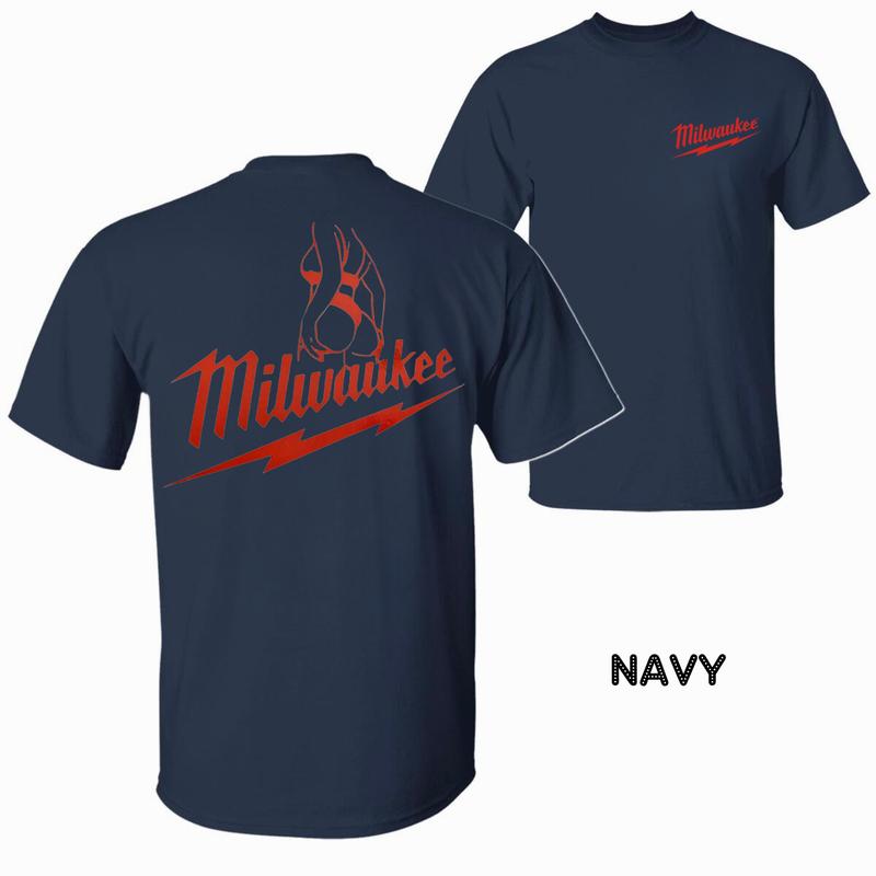 Funny Milwaukee T-shirt - Milwaukee Tools T-shirt, Stylish Milwaukee Apparel - Shirts For Men, Mens Western Wear, Mens Gifts