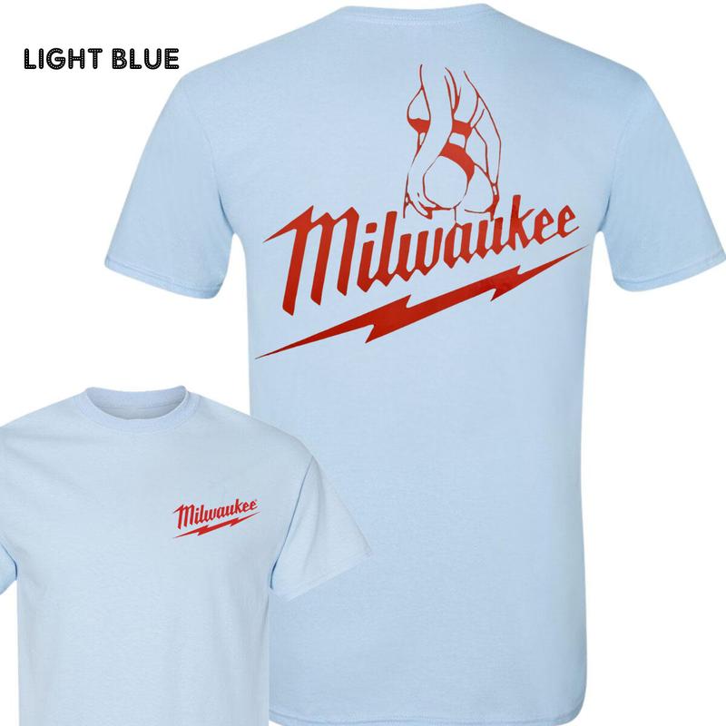 Funny Milwaukee T-shirt - Milwaukee Tools T-shirt, Stylish Milwaukee Apparel - Shirts For Men, Mens Western Wear, Mens Gifts