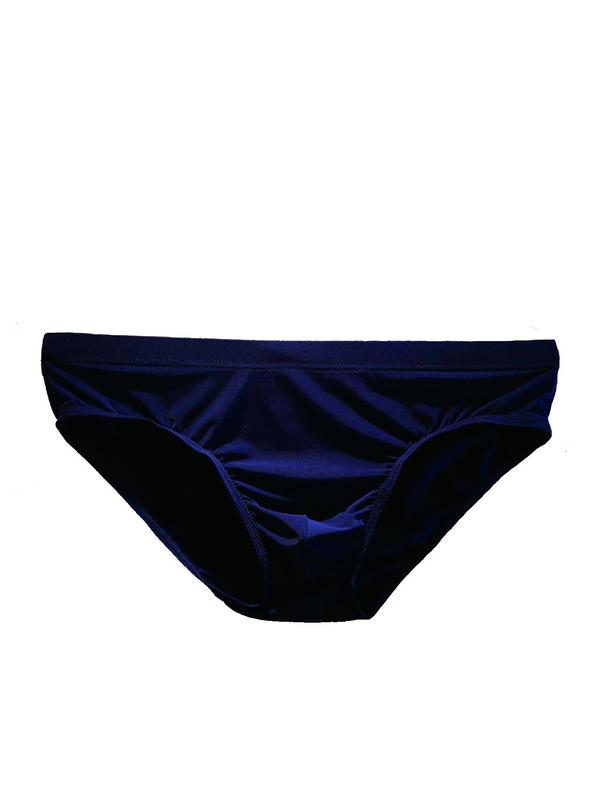 Men's Solid Color Pouch Panty, Comfy Breathable Underwear for Daily Wear, Underwear for All Seasons