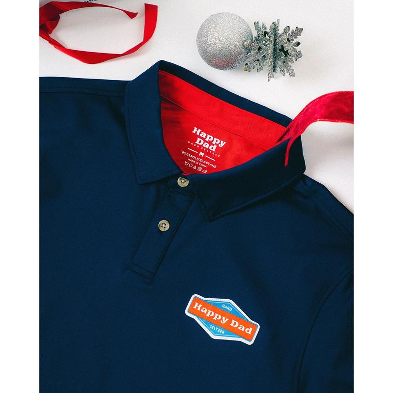 Happy Dad Golf Polo (Navy)