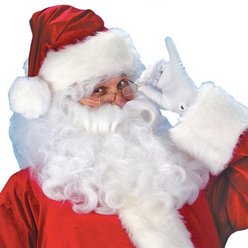 Christmas Santa Claus Cosplay Costume, Five Pieces Fancy Dress For Adults