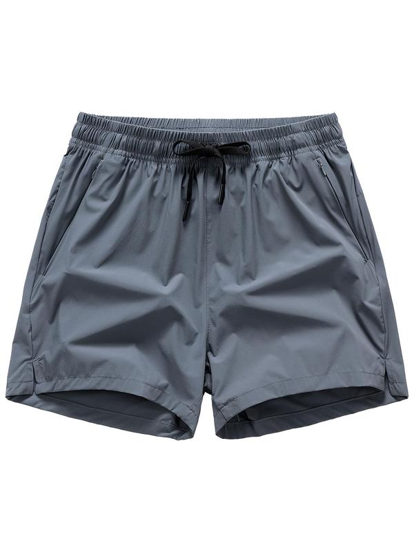 Men's Letter Print Drawstring Shorts, Shorts for Men, Regular Fit Casual Elastic Waist Shorts for Summer, Shorts for The Summer, Men's Street Wear Shorts, Men's Streetwear Bottoms for Daily Wear