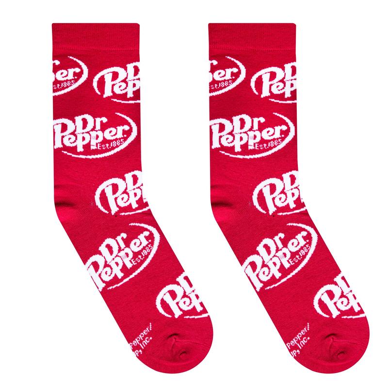 Dr Pepper - Mens Crew Folded - Crazy Socks