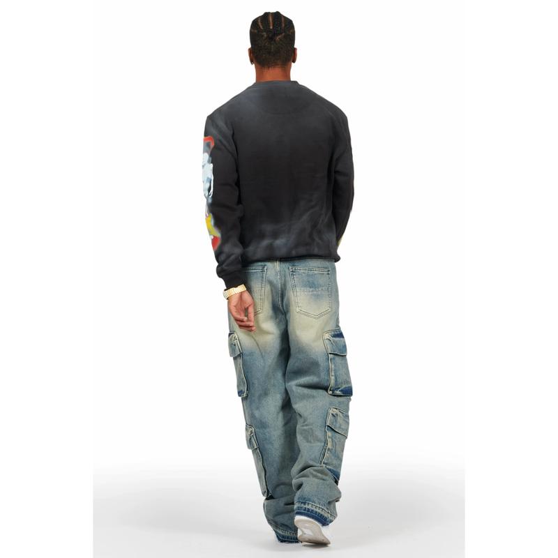 Peppe Blue Baggy Fit Jean