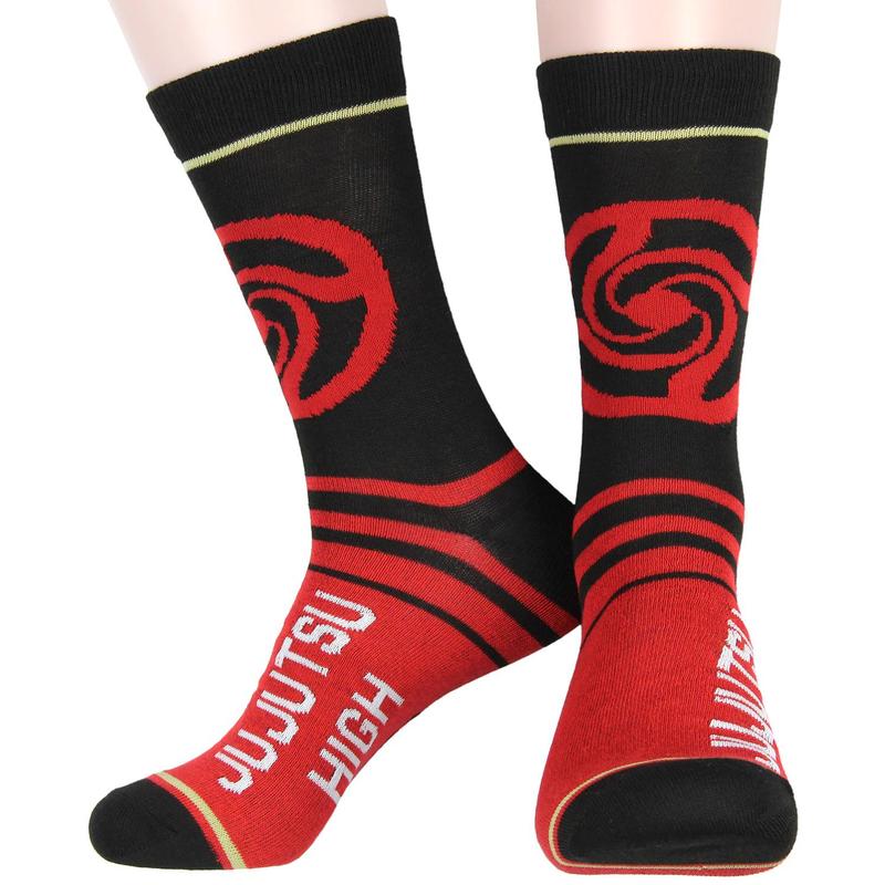 Jujutsu Kaisen Socks Jujutsu High Crest Logo 2 Pack Adult Crew Socks