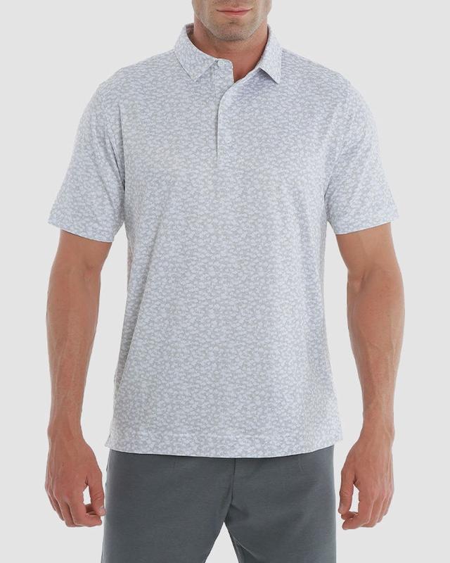 Peter Millar Men's Gravel Pattern Print Golf Polo Shirt for Men, Gift for Him, Gift for Son Husband Dad, Short Sleeve S-5XL