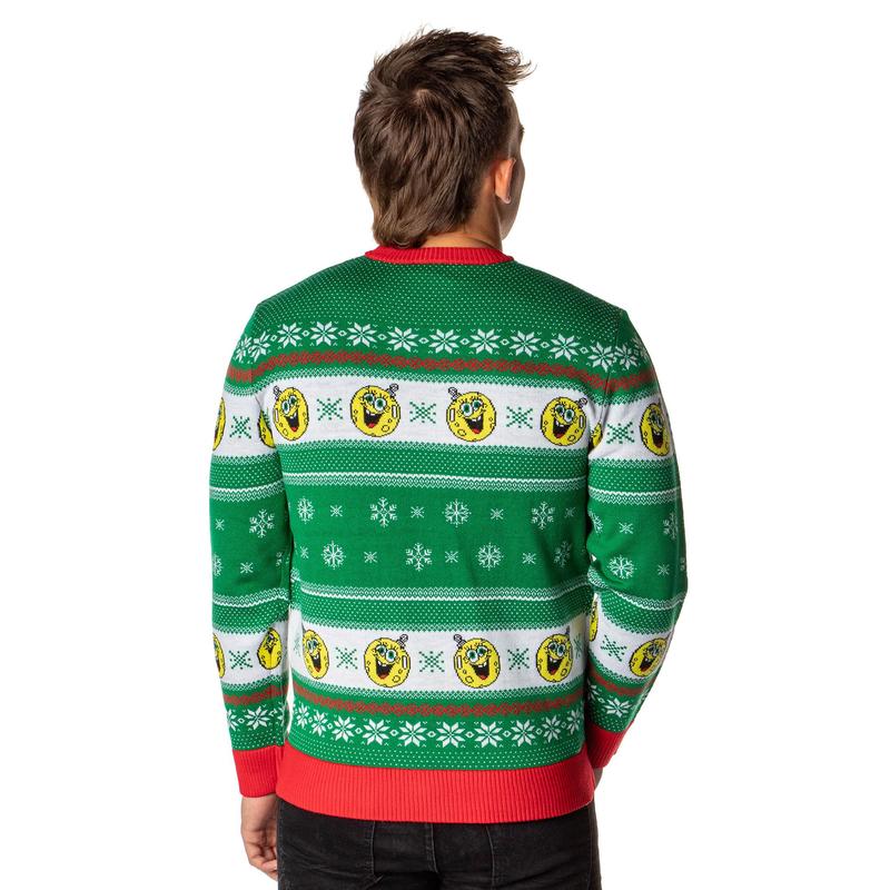 Pop culture ugly Christmas sweater Bioworld Holiday Knit Pullover Sweatshirt for Men and Women