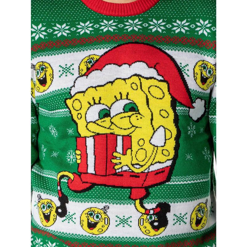 Pop culture ugly Christmas sweater Bioworld Holiday Knit Pullover Sweatshirt for Men and Women