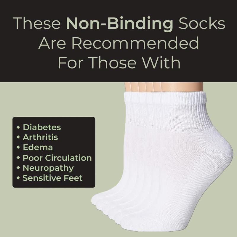 Araam Premium Cotton Ankle Socks For Men & Women - Comfortable, Seamless, Non-Binding Socks For Diabetics, Pregnancy, Nurses, Athletic, & All-Day Wear