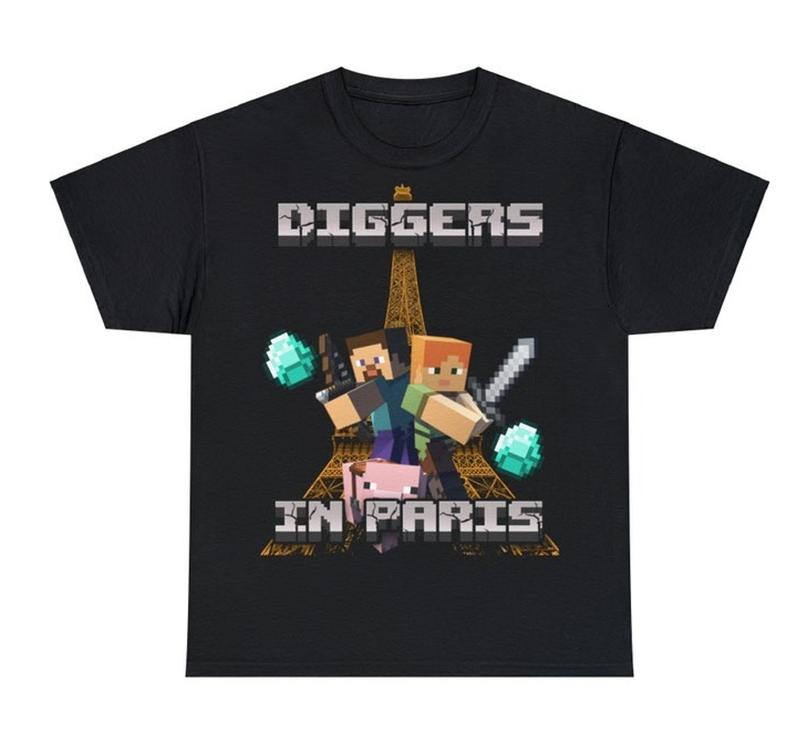 Diggas in Paris - Unisex Heavy Cotton Tee meme gift shirt